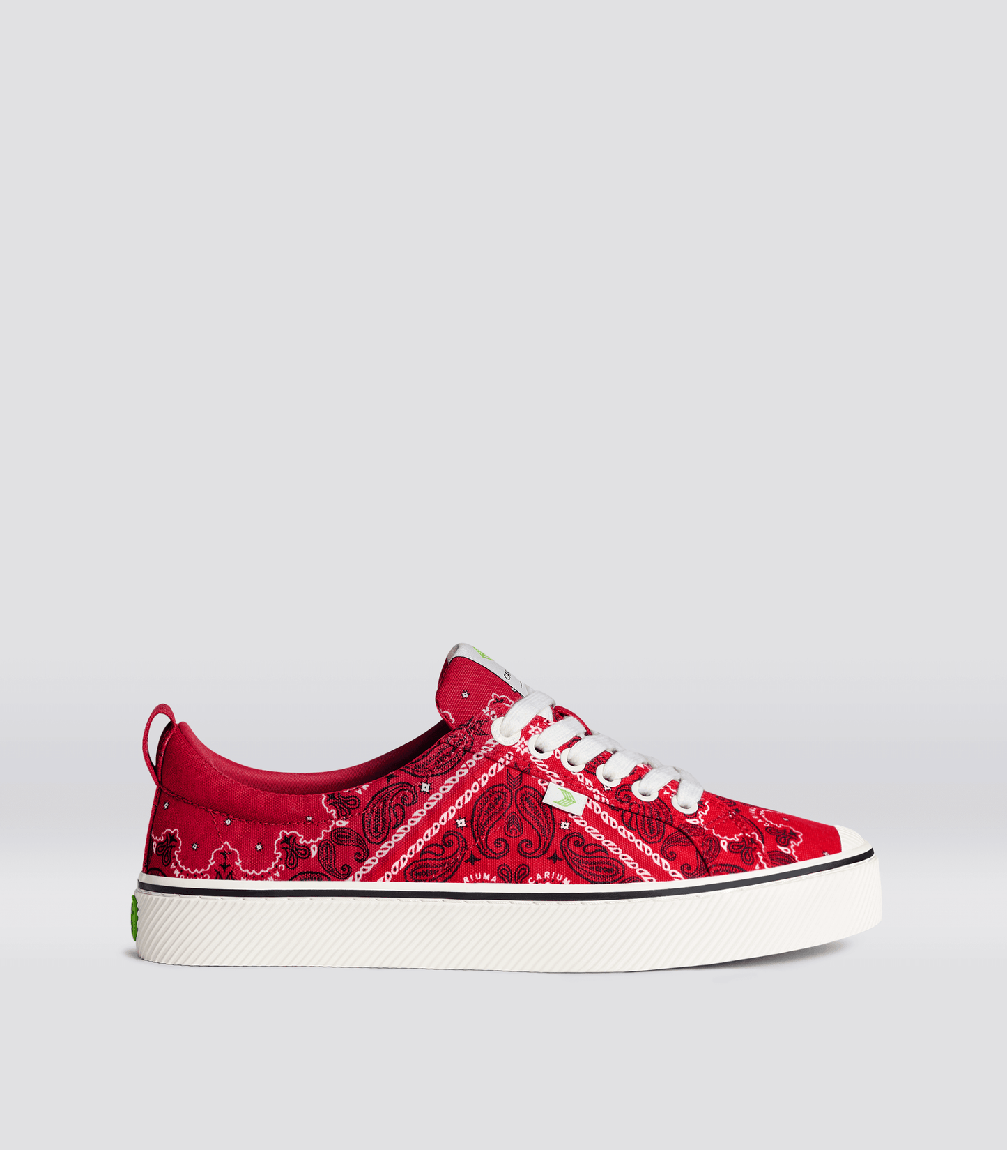 OCA Low Red Bandana Canvas Sneaker Men