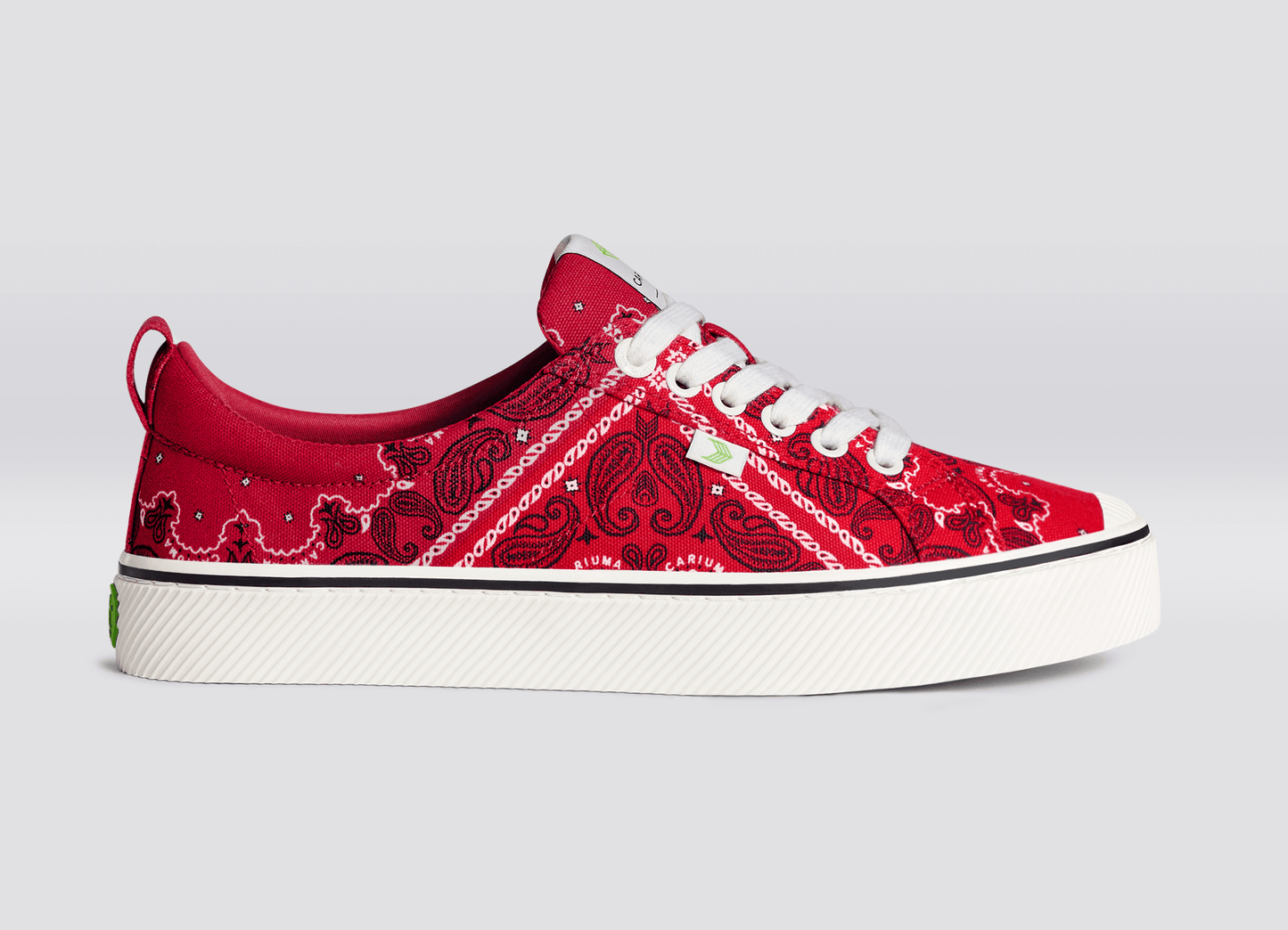 OCA Low Red Bandana Canvas Sneaker Men