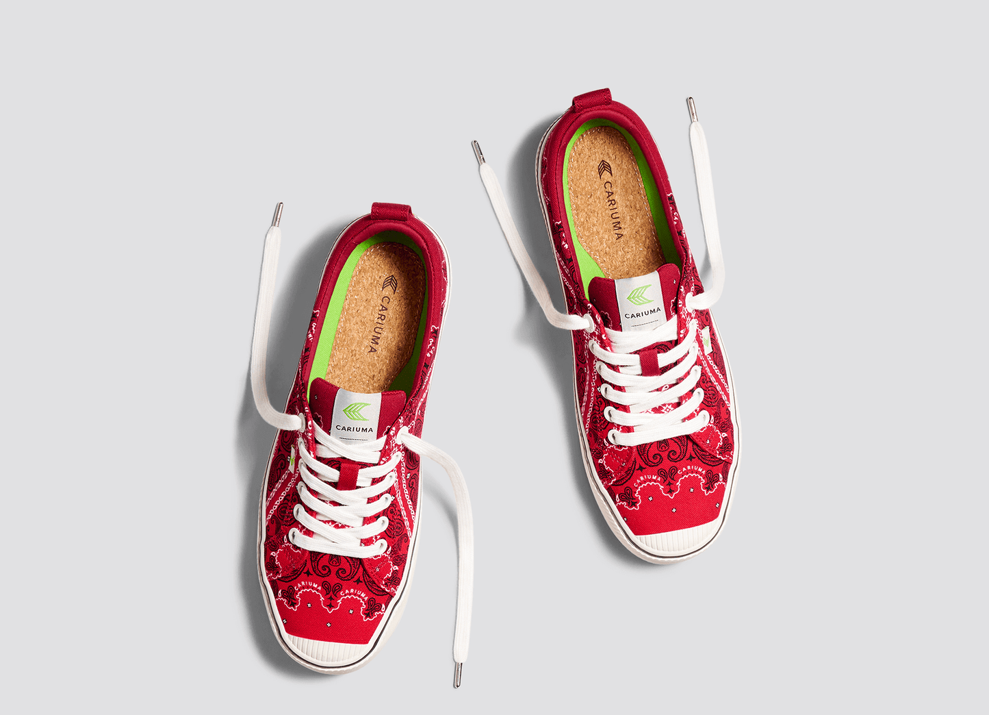 OCA Low Red Bandana Canvas Sneaker Men