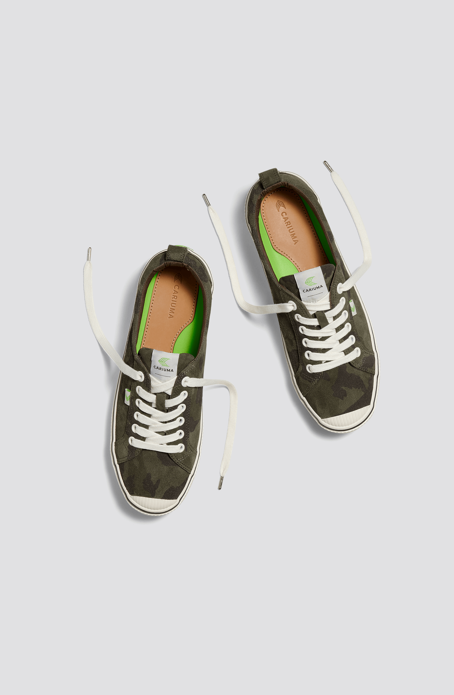 OCA Low Stripe Camouflage Suede Sneaker Women