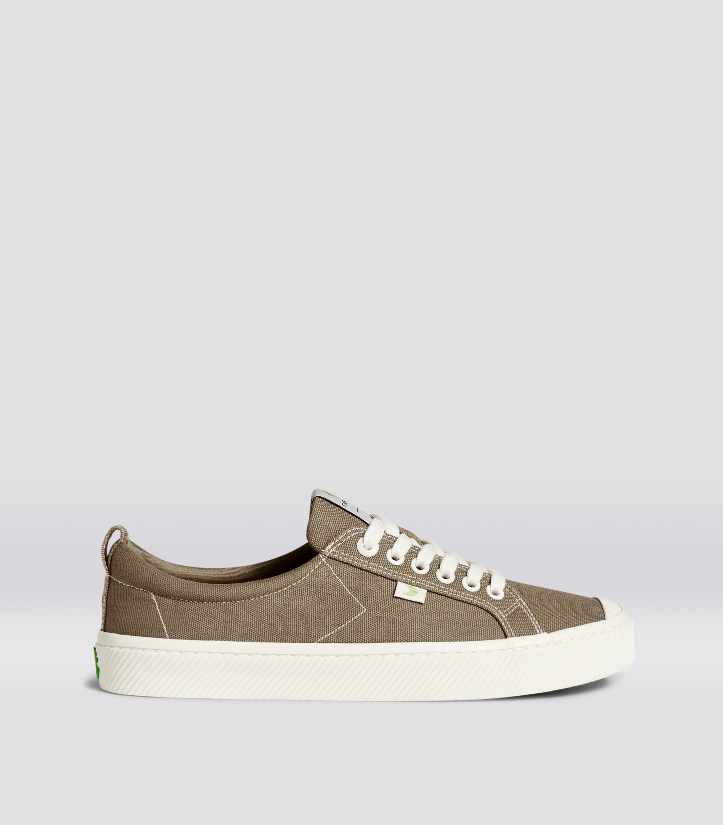 OCA Low Burnt Sand Canvas Contrast Thread Sneaker Men