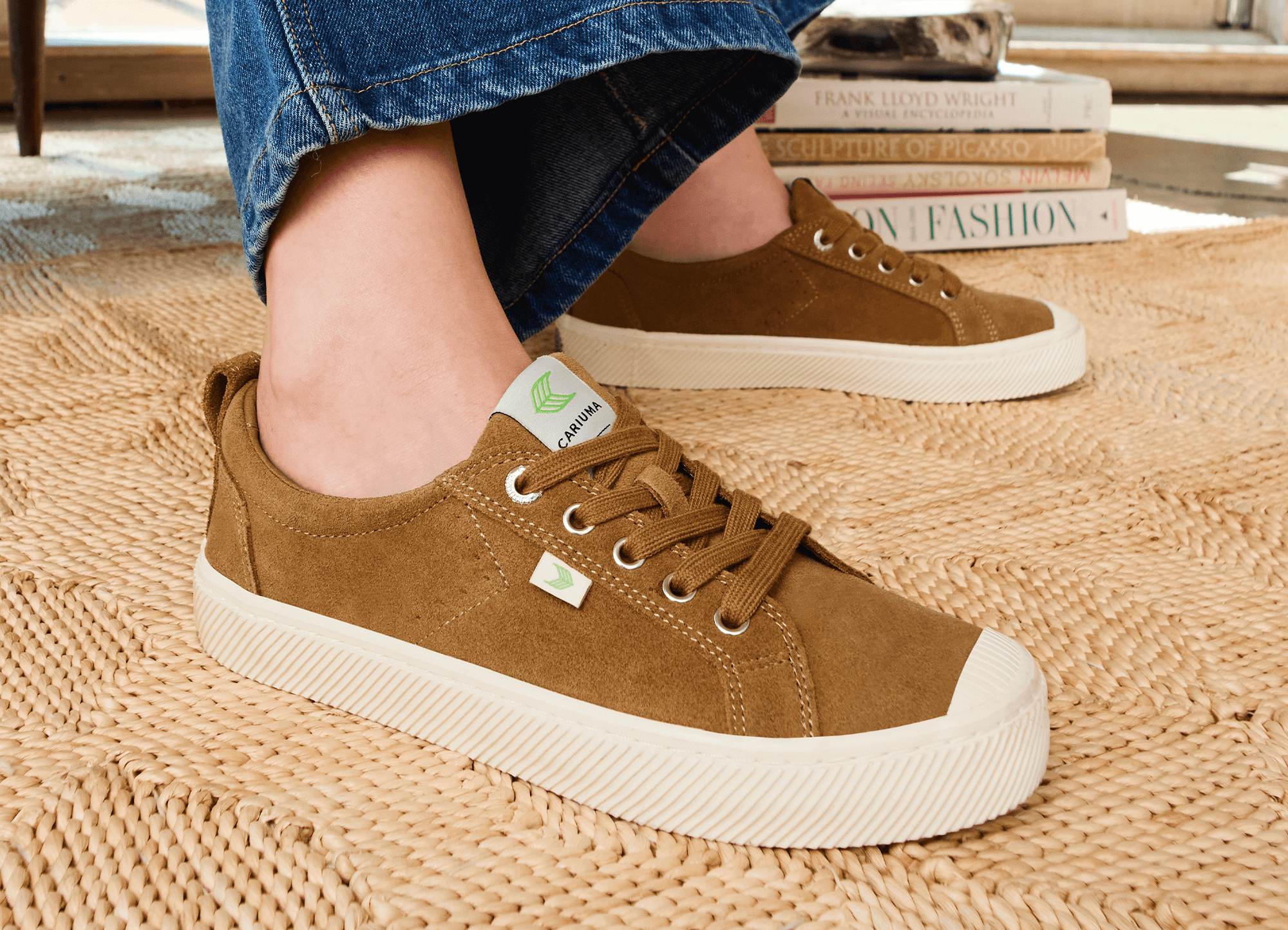 OCA Low All Camel Suede Sneaker Women