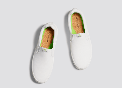 SLIP ON Off-White Canvas Sneaker Men