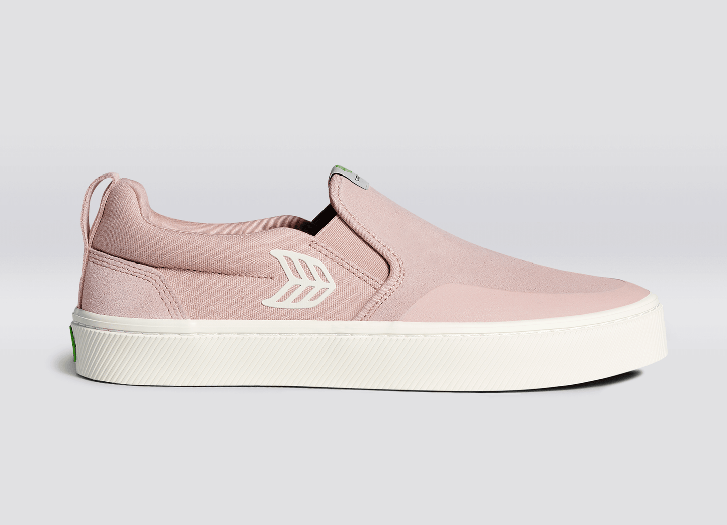 SLIP-ON PRO Rose Suede and Canvas Ivory Logo Sneaker Men