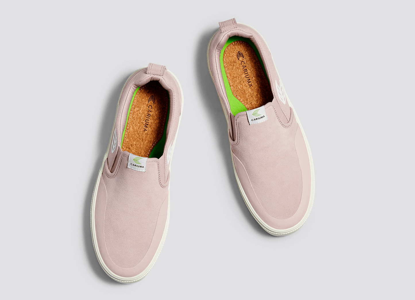 SLIP-ON PRO Rose Suede and Canvas Ivory Logo Sneaker Men